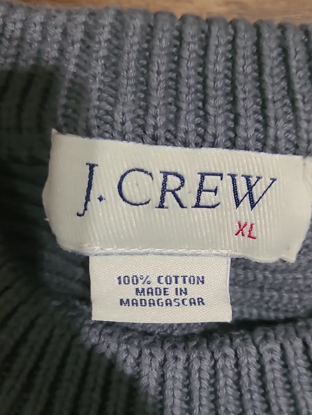 J.Crew Crewneck Sweater Men's Xl 100% Cotton